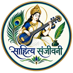 साहित्य संजीवनी का सरस्वती माता वाला लोगो