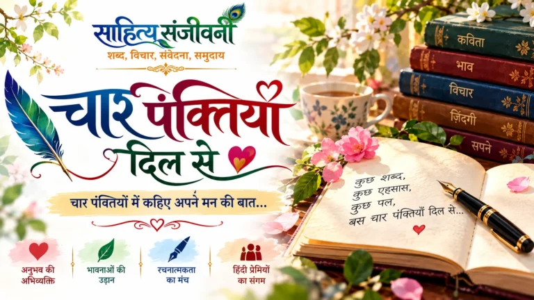 चार पंक्तियाँ दिल से
